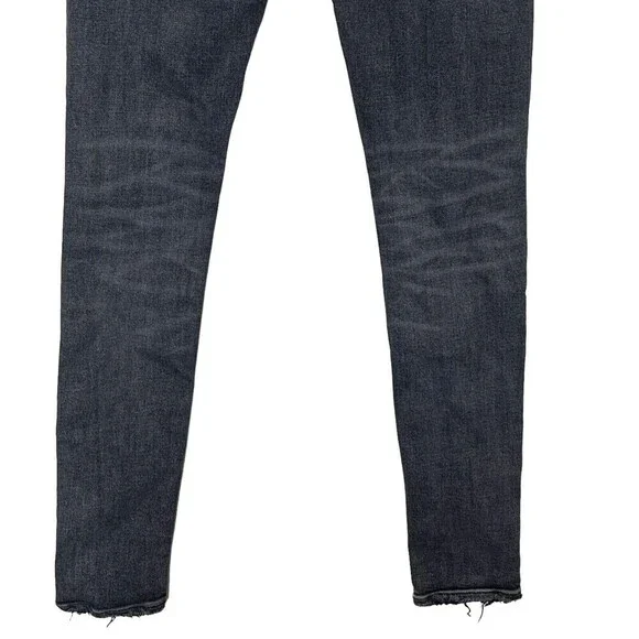 AGOLDE Sophie High Rise Skinny Jeans Silence Grey Distressed Size 26 - Picture 7 of 12